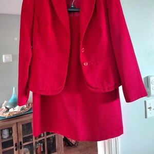 Beautiful Red Suit (Skirt/Jacket)